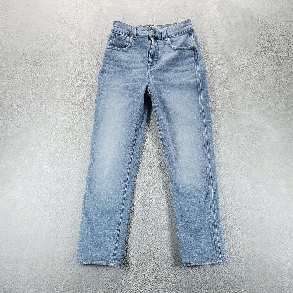 Madewell Jeans Womens 26 Blue The Perfect Vintage High Rise Mom Straight